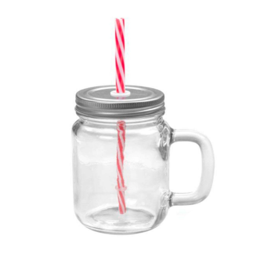 Caneca de Vidro com Canudo -142canecavidrocanudo