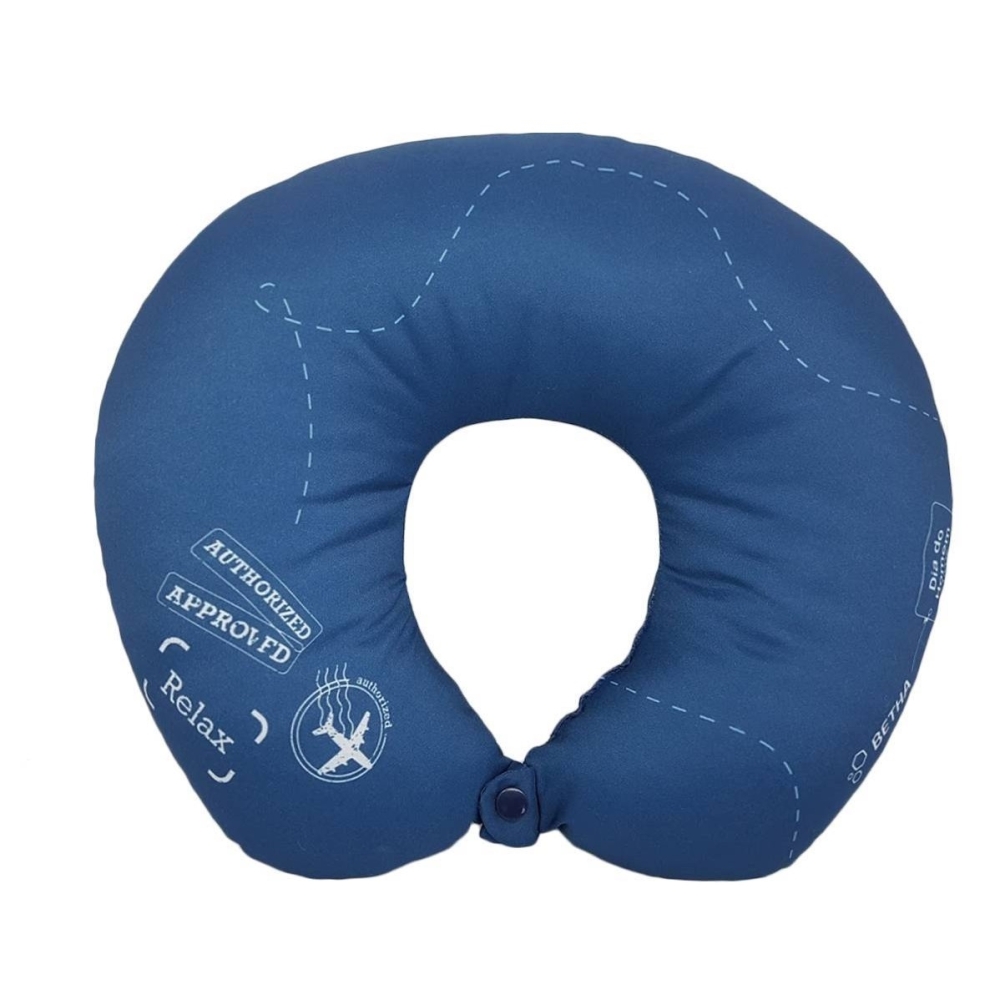 Almofada de Pescoço com botão-almofadapescocobotao