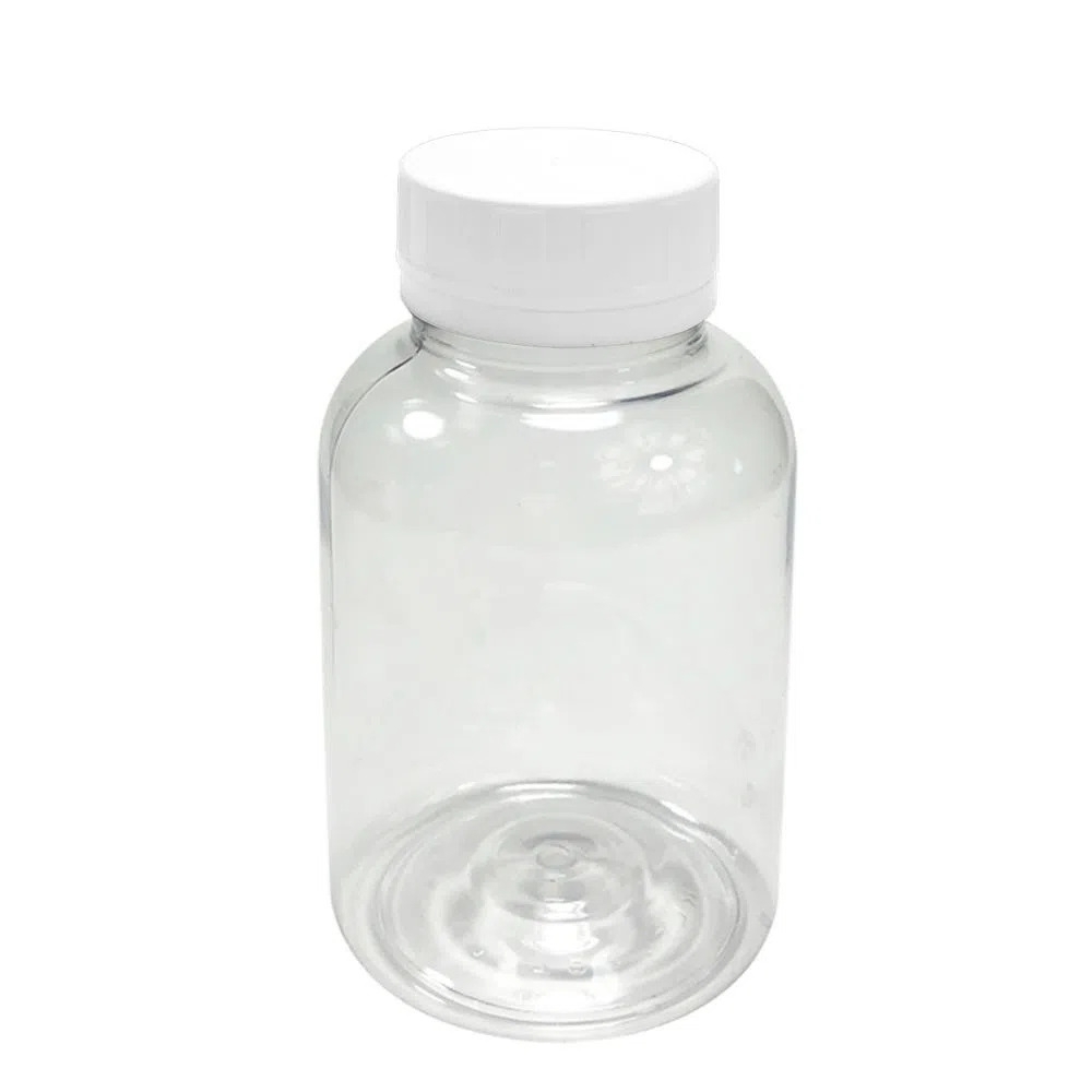 POTE PARA CÁPSULAS PET 200ML COM TAMPA LACRE-273POTE200MLCOMTAMPALACRE