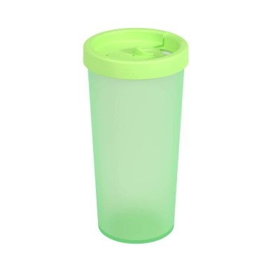 Copo com tampa coza nutri 500ml verde Matcha