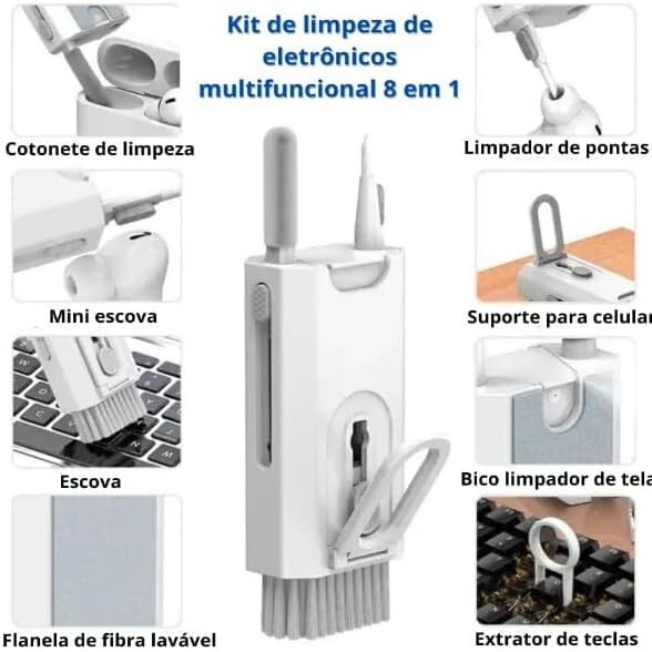 Kit Limpador 8 em 1