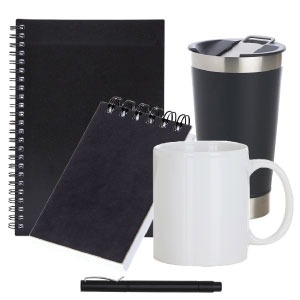 Kit boas vindas com copo térmico