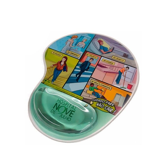 Mousepad Ergonômico com Apoio em Gel