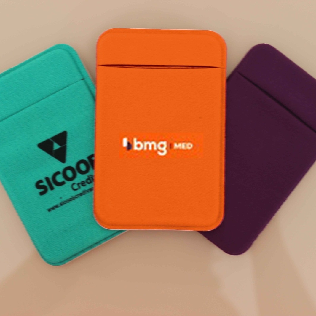 Porta cartão adesivo para celular