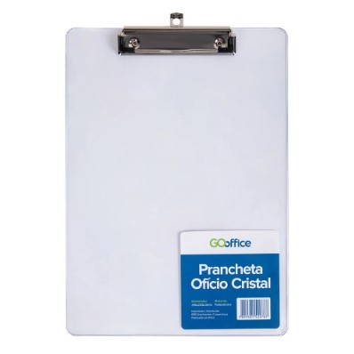 Prancheta Ofício Cristal